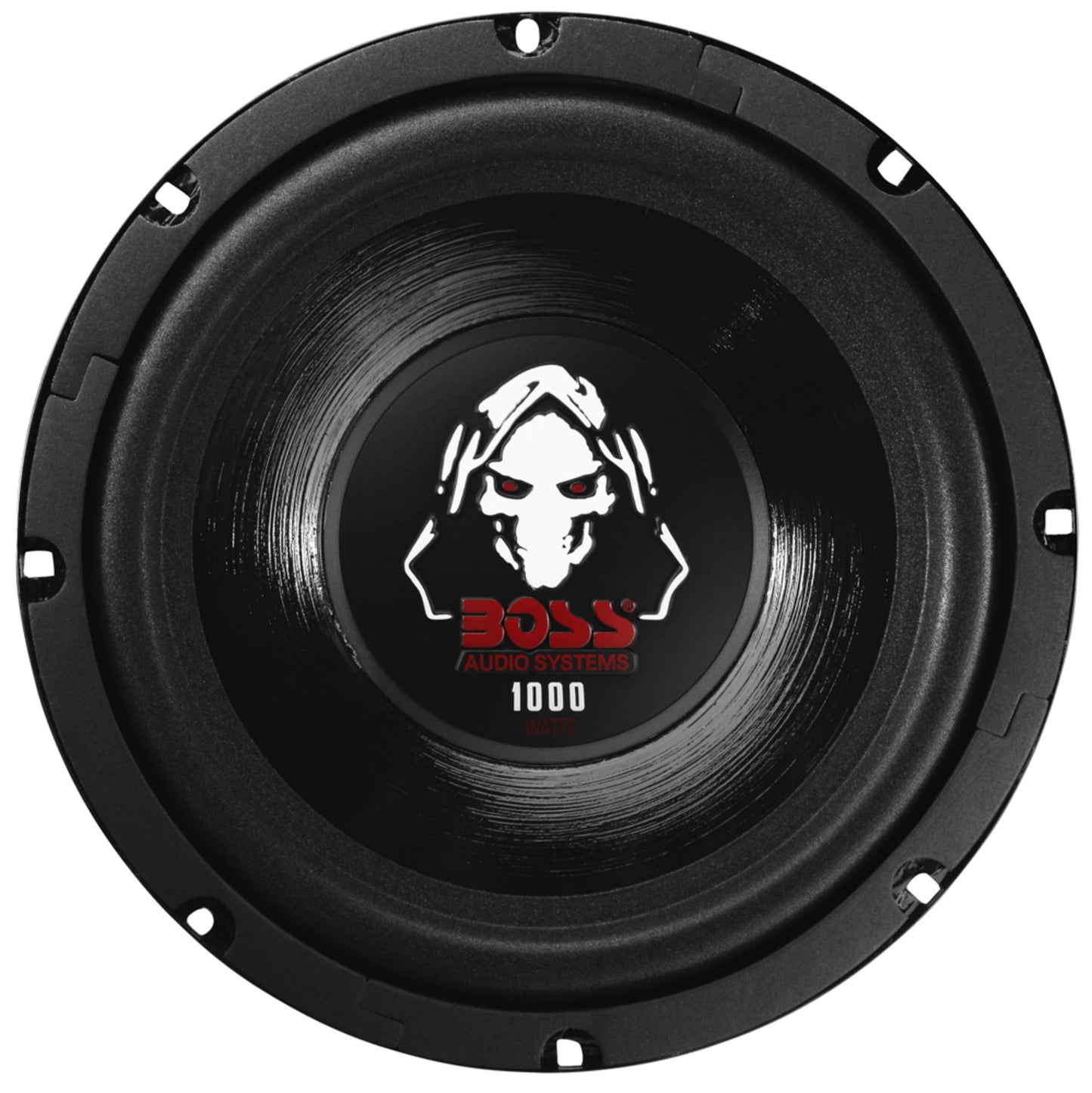 8-Inch Dual Voice Coil 4-Ohm 1000-Watt Car Subwoofer, Black | P80DVC