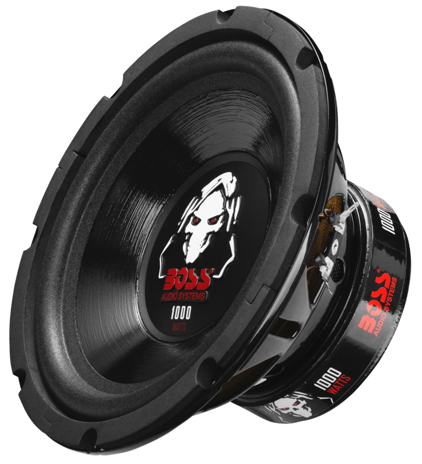 8-Inch Dual Voice Coil 4-Ohm 1000-Watt Car Subwoofer, Black | P80DVC